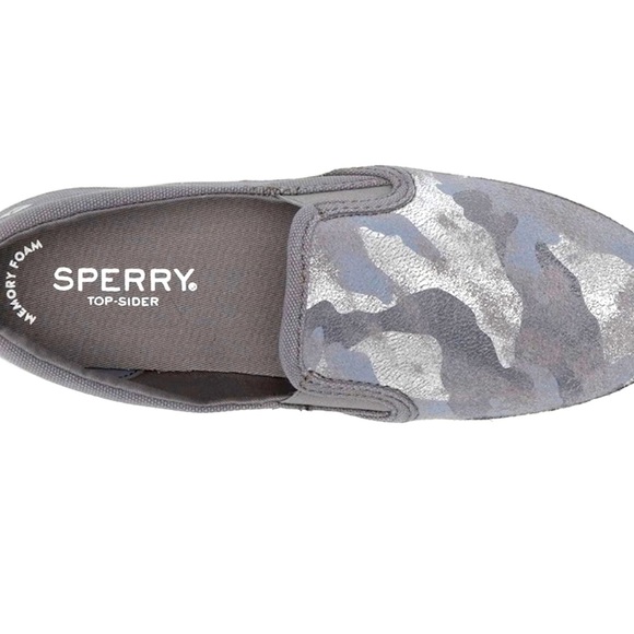 Sperry woman’s size 8.5 silver camo - Picture 3 of 6
